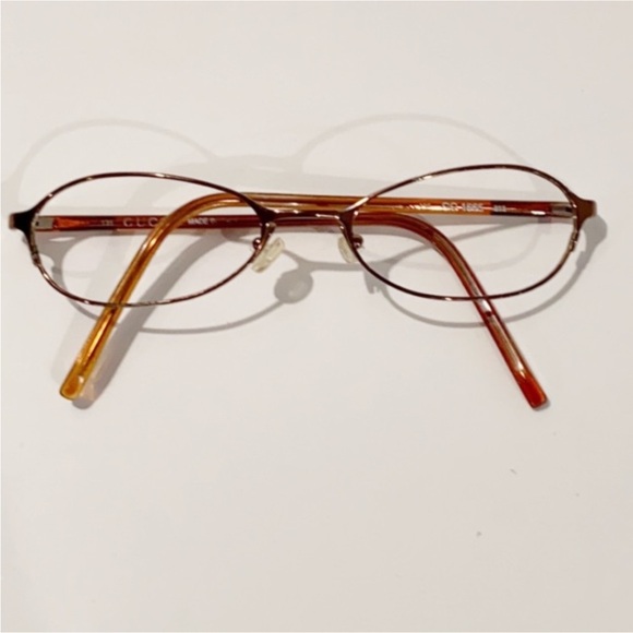 Authentic Gucci prescription eyeglasses frames brown copper color frames main image 5